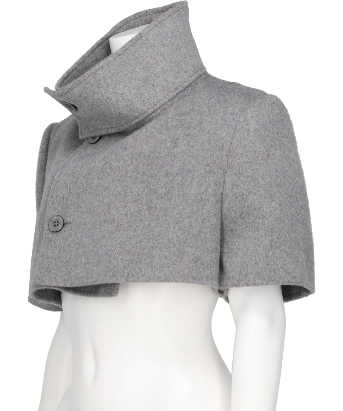WOOL CASHMERE SHORT COAT