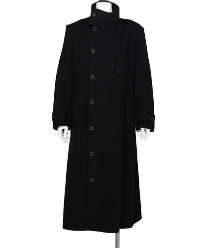 mukcyen（ムッシャン）WOOL CASHMERE RIVER COAT