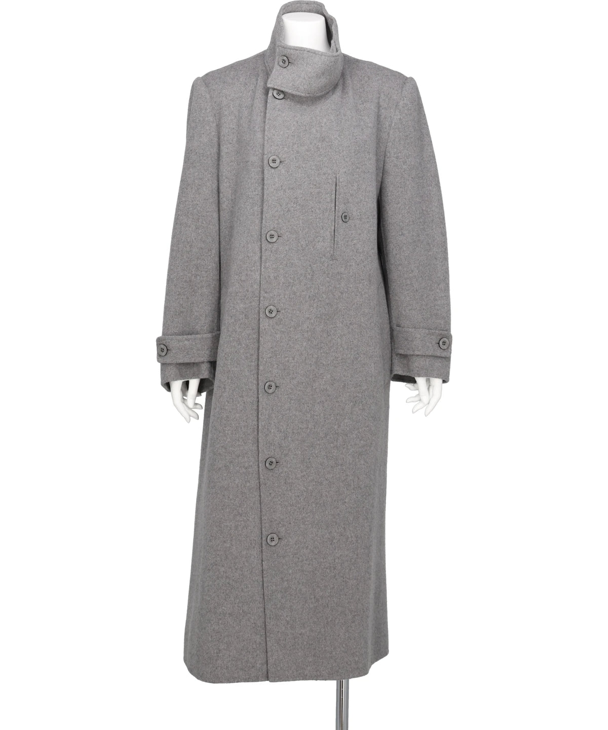 mukcyen（ムッシャン）WOOL CASHMERE RIVER COAT