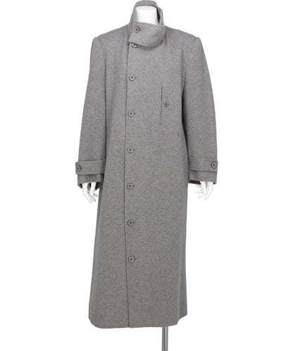 mukcyen（ムッシャン）WOOL CASHMERE RIVER COAT