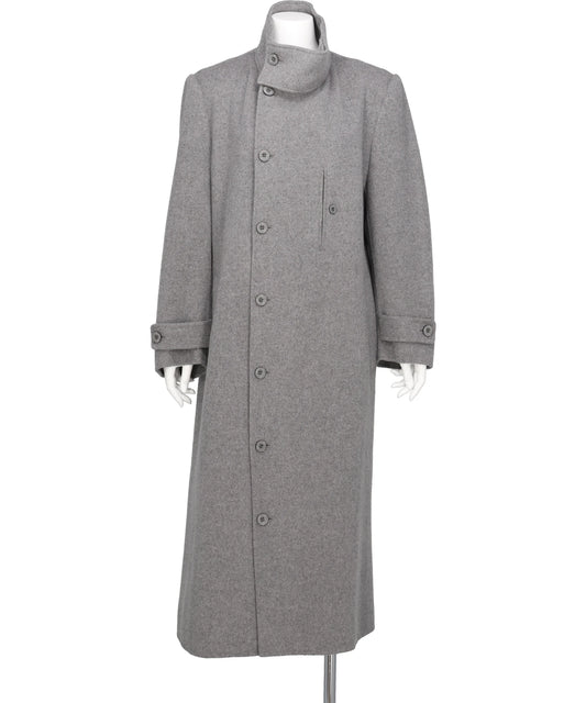mukcyen（ムッシャン）WOOL CASHMERE RIVER COAT