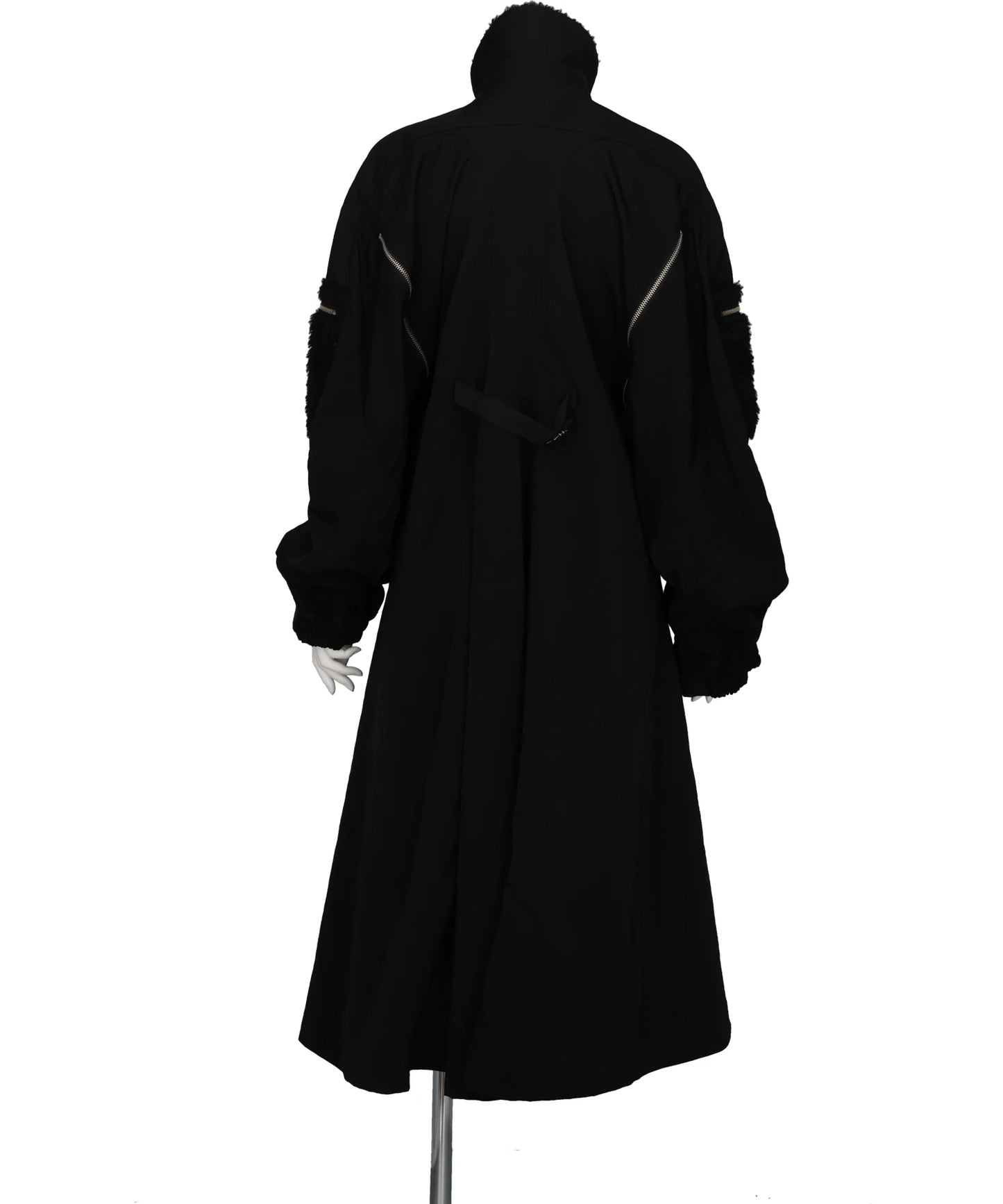 ZIPPERED FLARE COAT