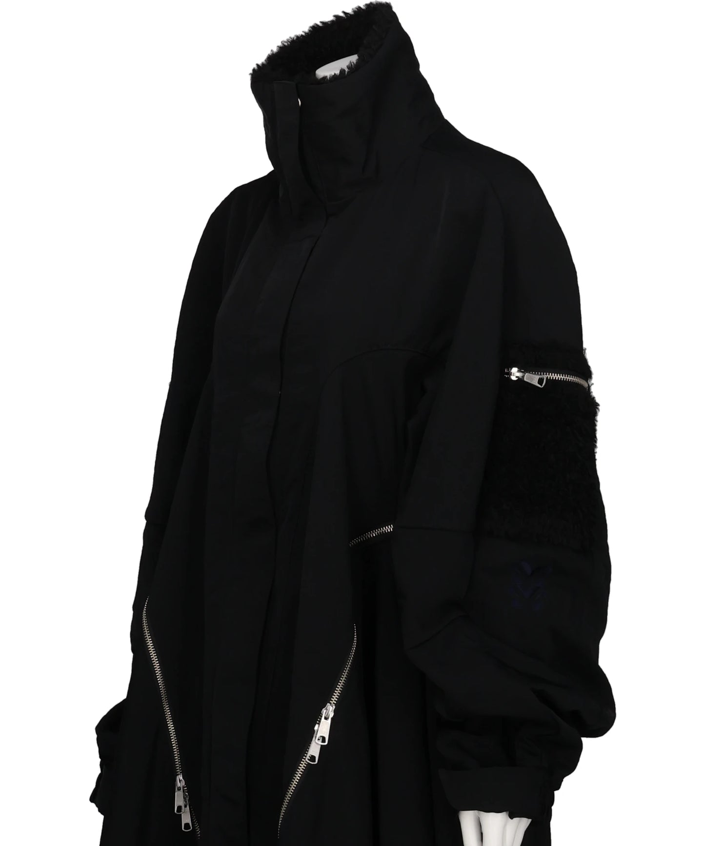 ZIPPERED FLARE COAT