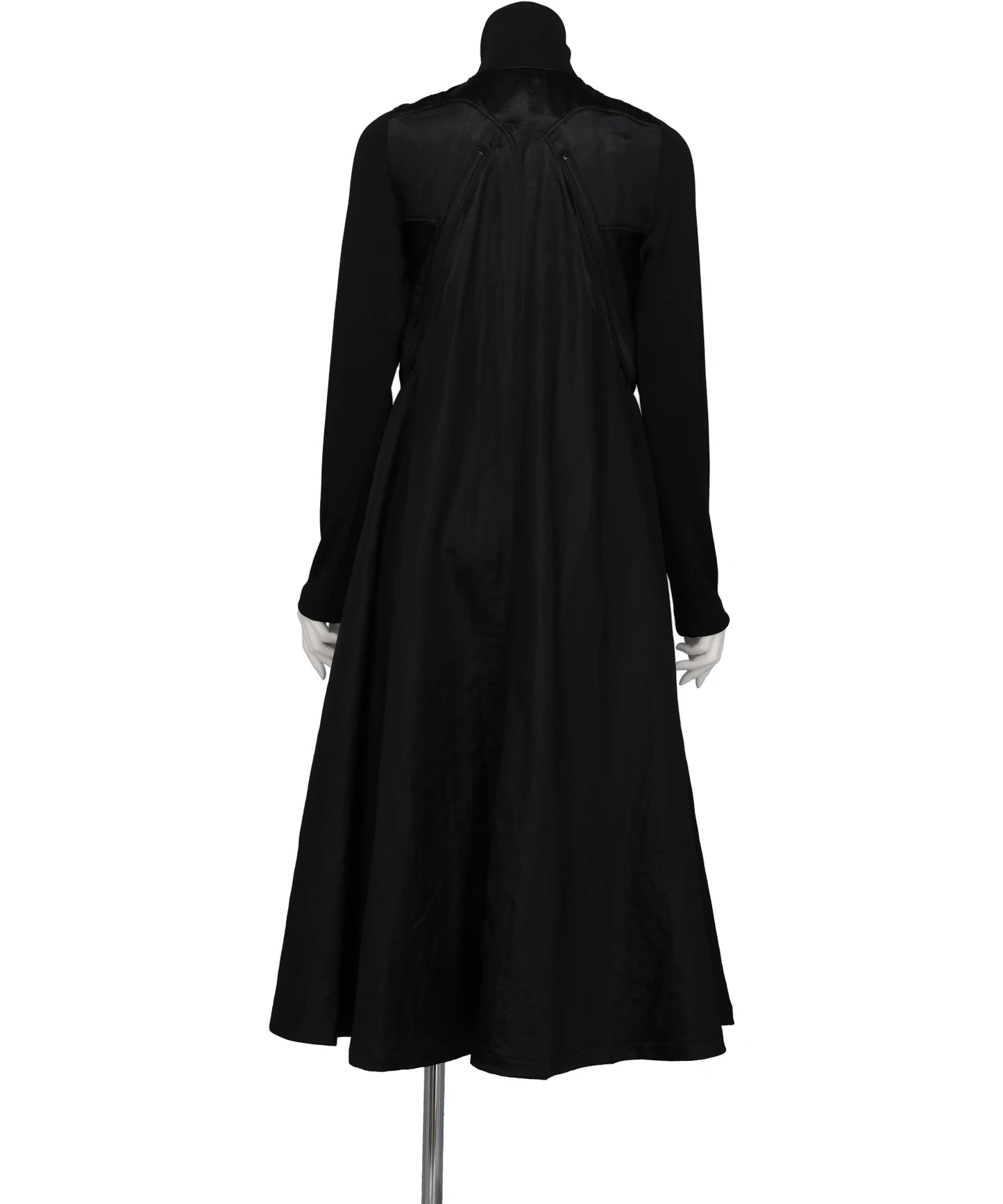 ZIPPERED DRESS COAT