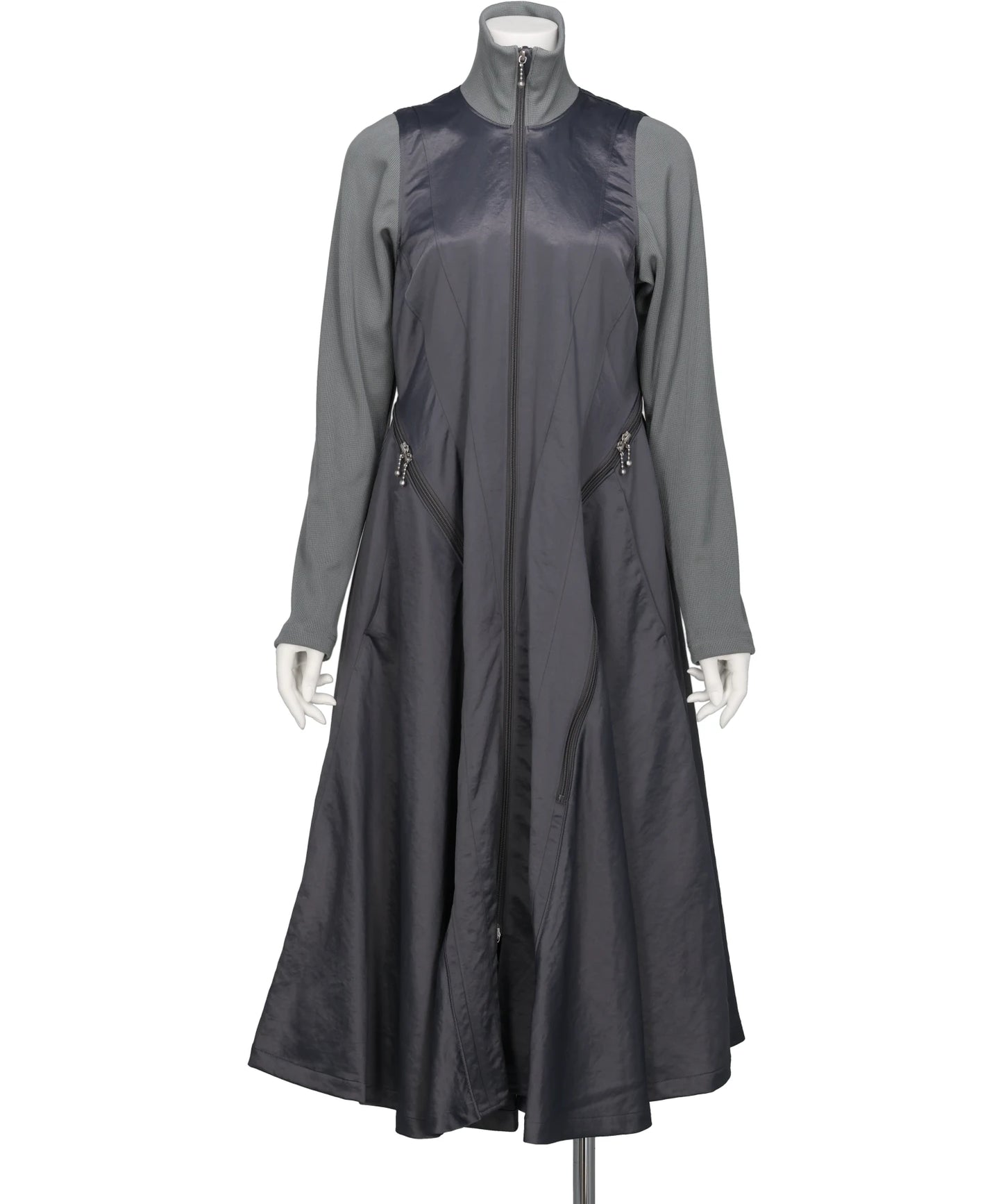 BIFURCATUM(ビフルカツム）2026AW ZIPPERED DRESS COAT 26AW-OP01