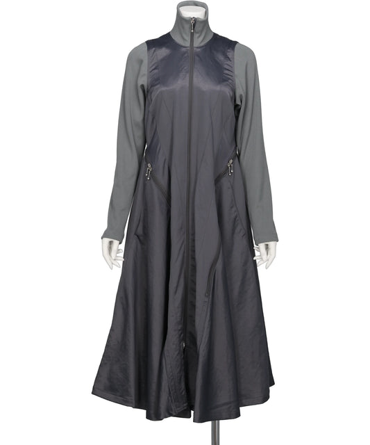 BIFURCATUM(ビフルカツム）2026AW ZIPPERED DRESS COAT 26AW-OP01