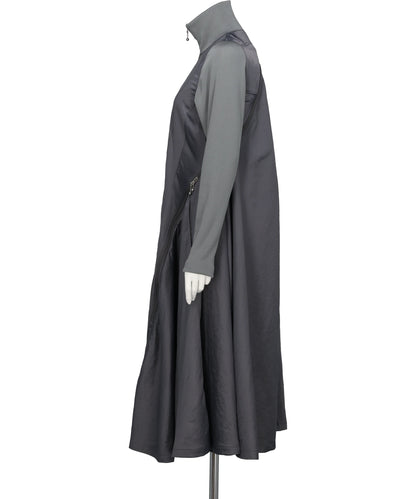ZIPPERED DRESS COAT