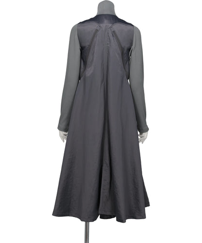ZIPPERED DRESS COAT