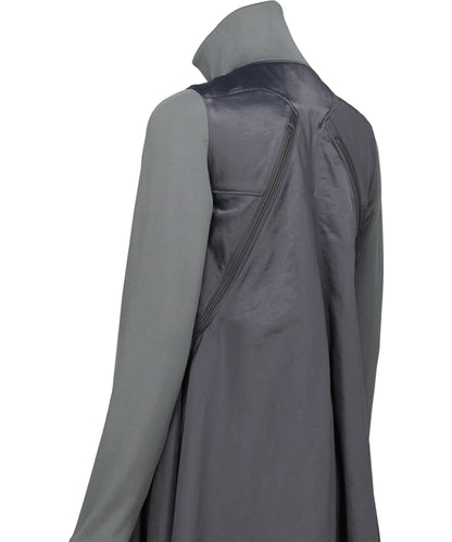 ZIPPERED DRESS COAT