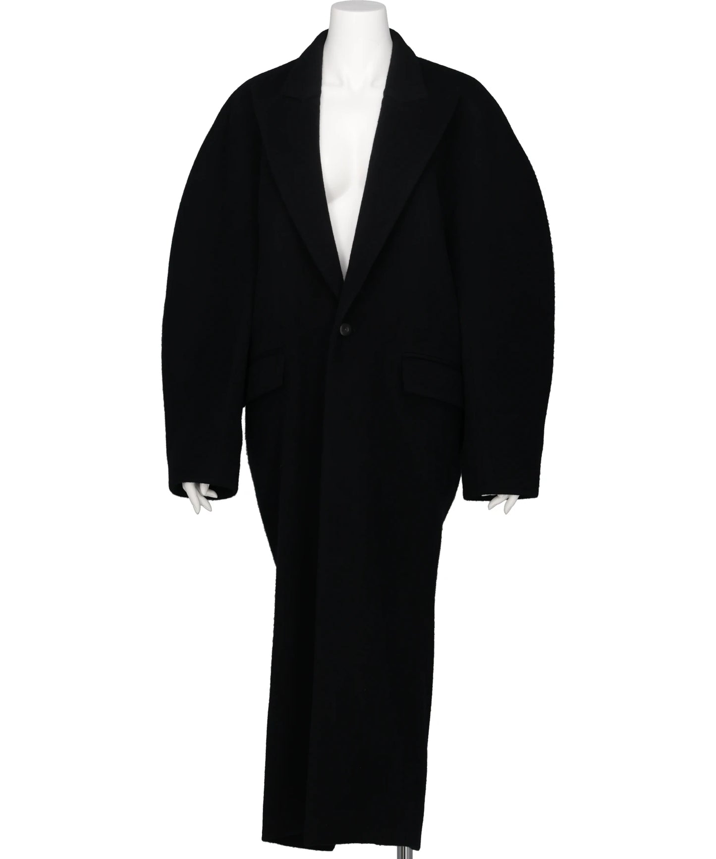 COCOON-SHAPED CHESTERFIELD COAT
