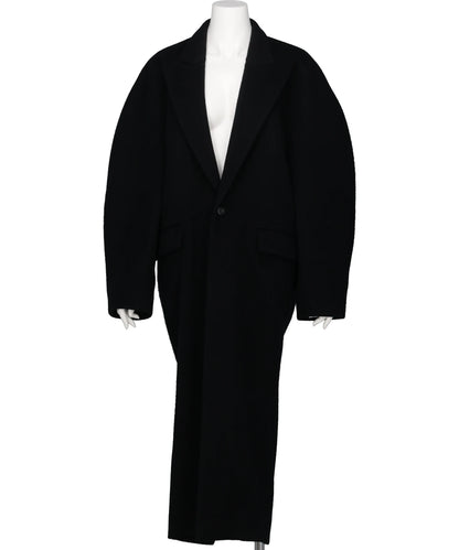 COCOON-SHAPED CHESTERFIELD COAT