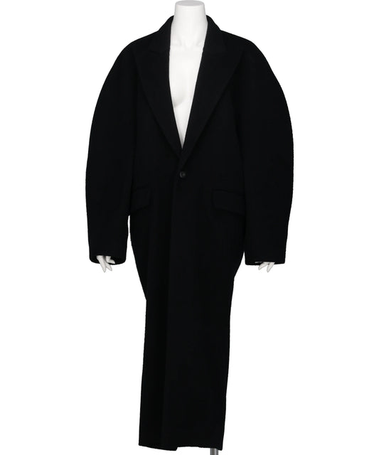 COCOON-SHAPED CHESTERFIELD COAT