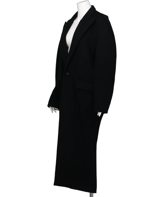 COCOON-SHAPED CHESTERFIELD COAT