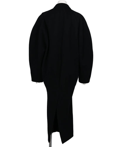 COCOON-SHAPED CHESTERFIELD COAT