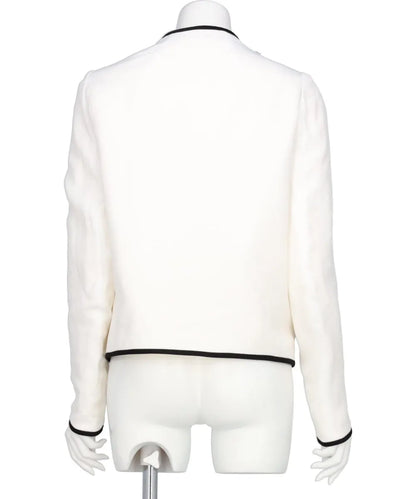 VISCOSE RAYON FLORAL JACQUARD SILK FILLING JACKET