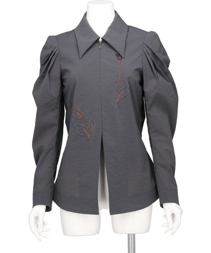 Mame Kurogouchi(マメクロゴウチ) 2026SS STRETCH BEADED BETAIL TUCK JACKET MM26SS-JK050