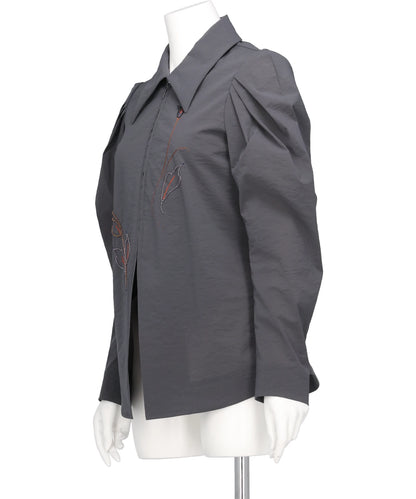 STRETCH BEADED BETAIL TUCK JACKET