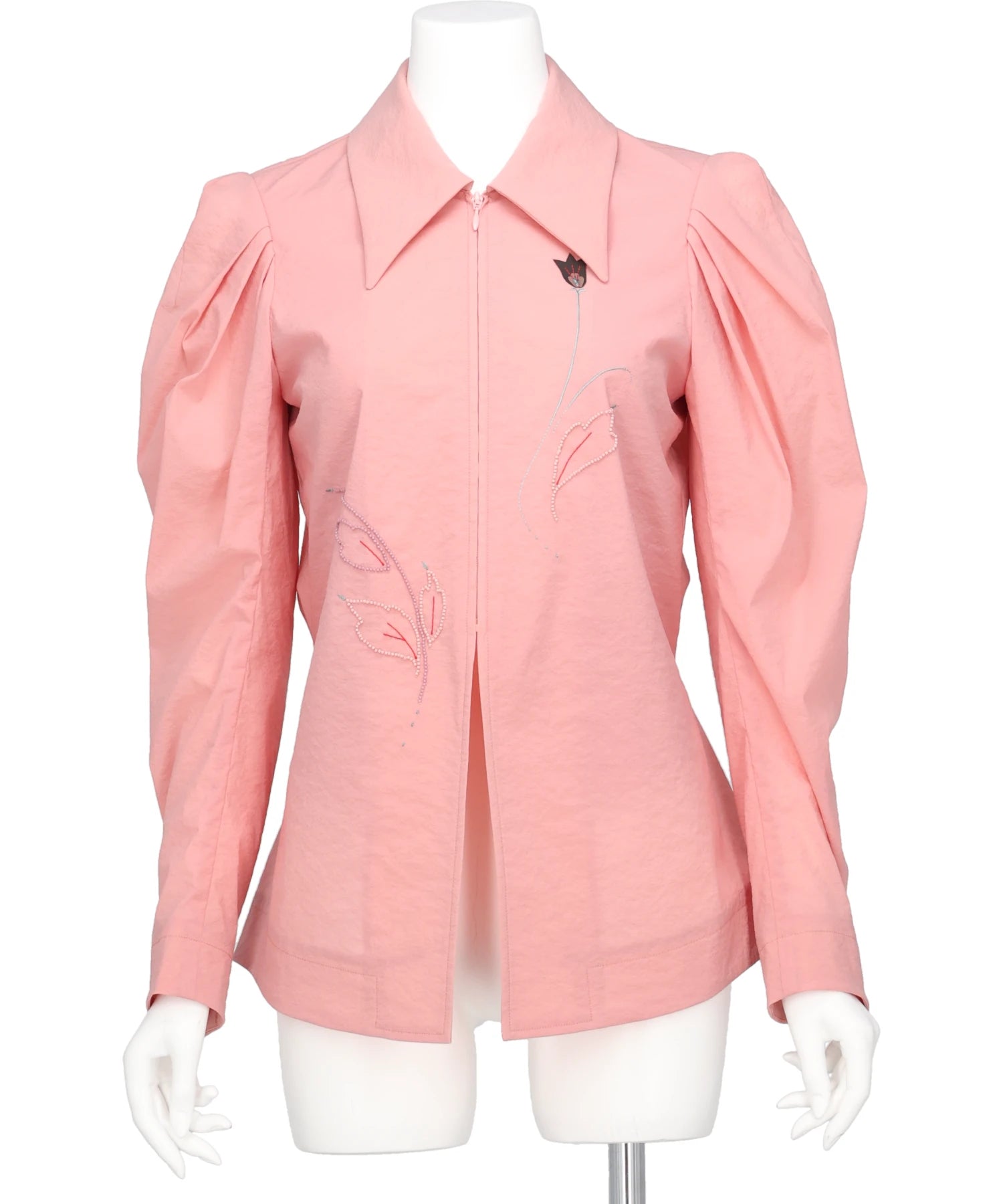 Mame Kurogouchi(マメクロゴウチ) 2026SS STRETCH BEADED BETAIL TUCK JACKET MM26SS-JK050