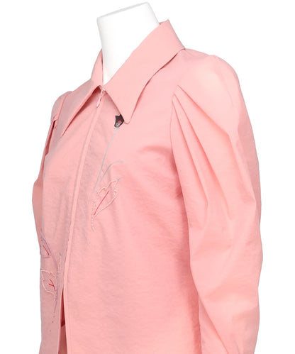 STRETCH BEADED BETAIL TUCK JACKET