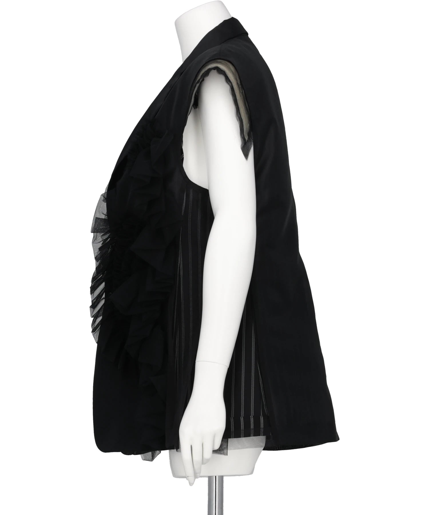 Chika Kisada(チカ キサダ)TULLE SLEEVELESS JACKET – MIDWEST ONLINE Chika Kisada(チカ キサダ)TULLE SLEEVELESS JACKET – MIDWEST ONLINE