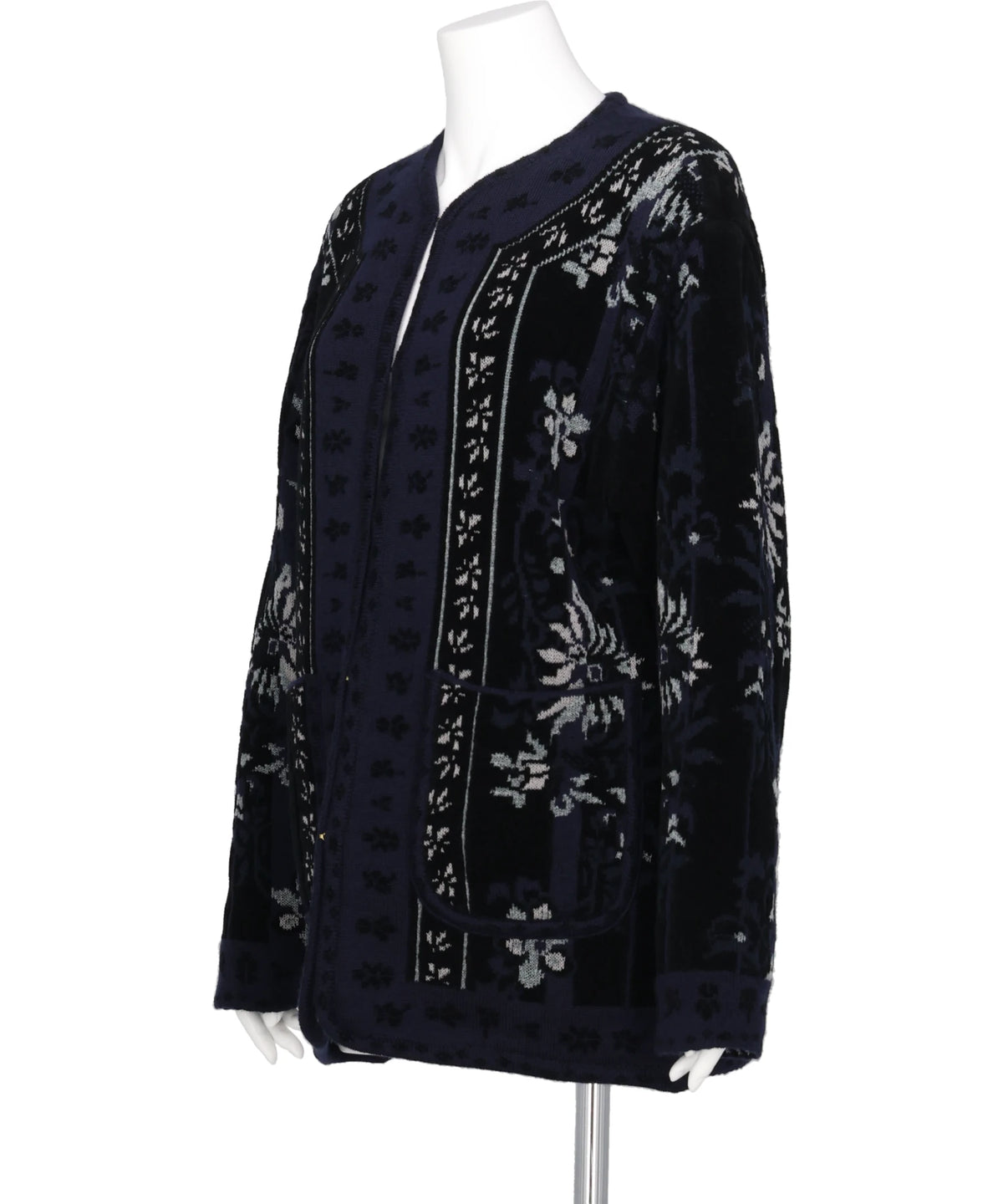 FLORAL ARABESQUE KNIT JACKET
