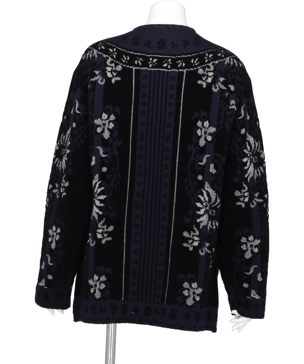 FLORAL ARABESQUE KNIT JACKET