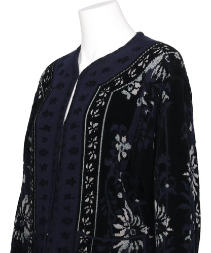 FLORAL ARABESQUE KNIT JACKET