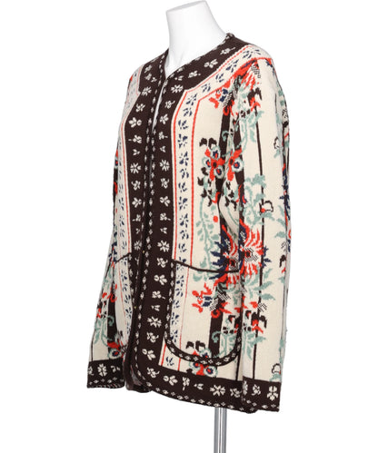 FLORAL ARABESQUE KNIT JACKET