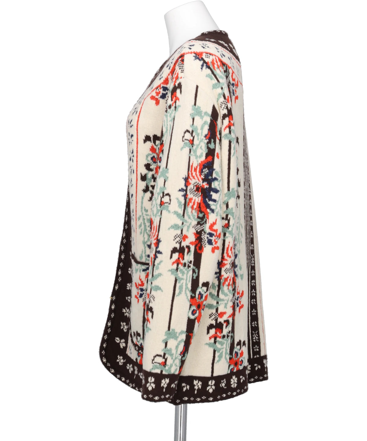 FLORAL ARABESQUE KNIT JACKET