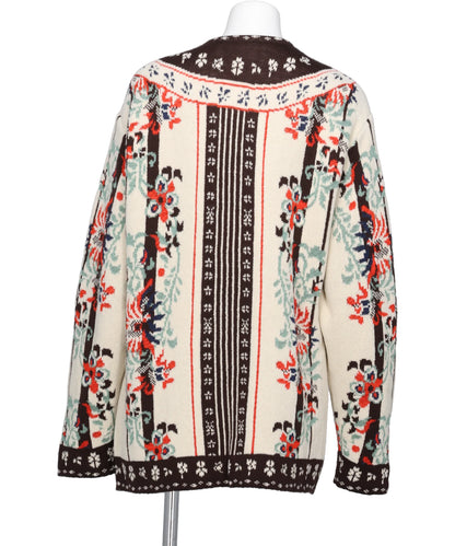 FLORAL ARABESQUE KNIT JACKET