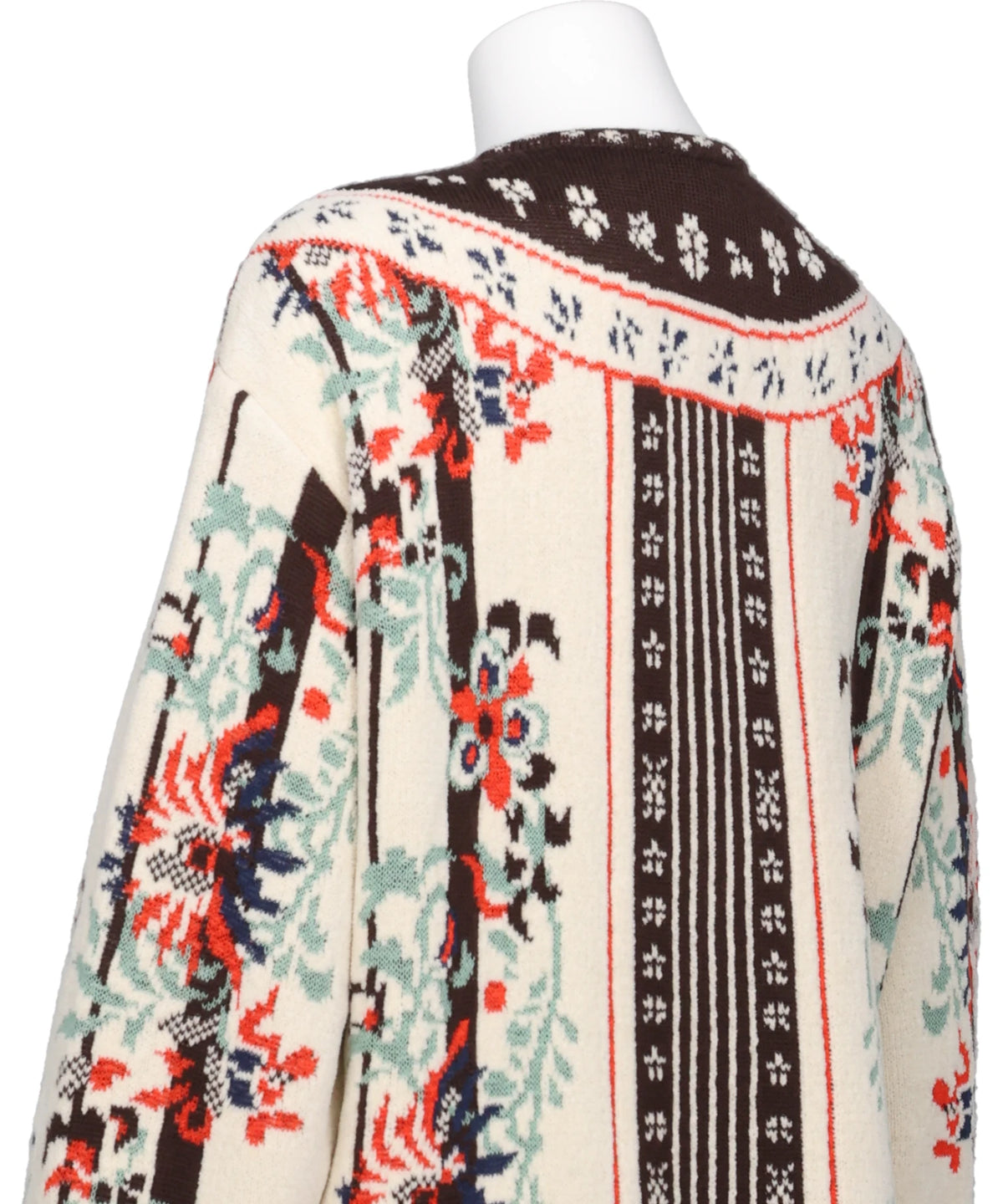 FLORAL ARABESQUE KNIT JACKET