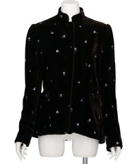 FETICO(フェティコ) 2026AW ROSE EMBROIDERED VELVET JACKET FTC264-0206