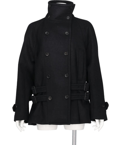 FETICO(フェティコ) 2026AW WOOL MELTON LOOP SHORT TRENCH JACKET FTC264-0212B