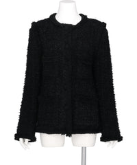 FETICO(フェティコ) 2026AW FRINGE TRIM TWEED KNIT JACKET FTC264-0709