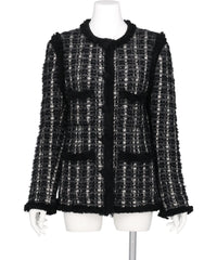 FETICO(フェティコ) 2026AW FRINGE TRIM TWEED KNIT JACKET FTC264-0709