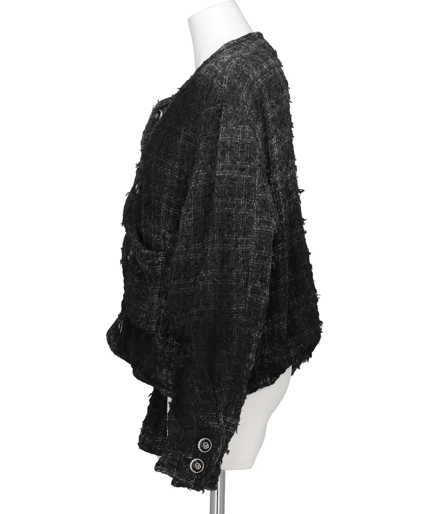 SMOG AIR STAINED TWEED JACKET