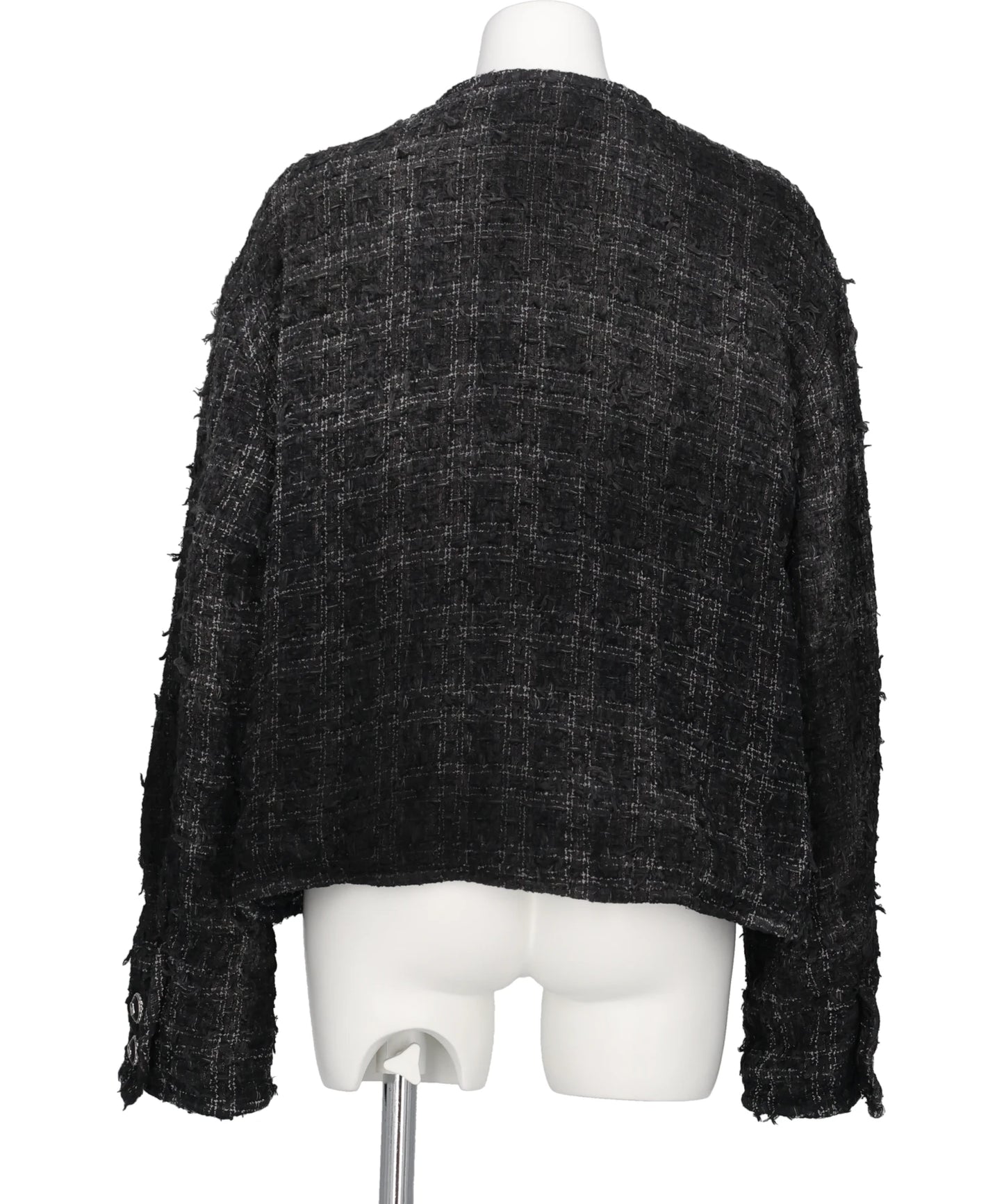 SMOG AIR STAINED TWEED JACKET