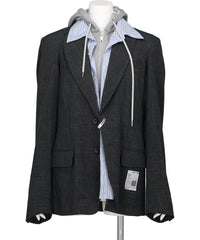 Maison MIHARA YASUHIRO(メゾンミハラヤスヒロ) THREE LAYERED HOUNDSTOOTH JACKET