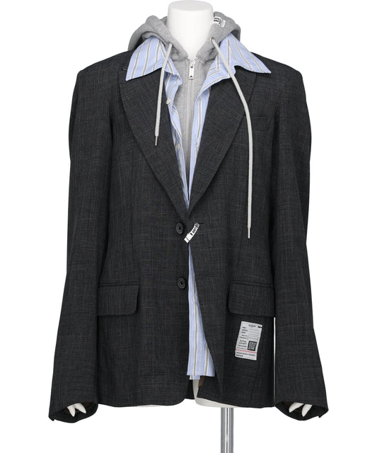 Maison MIHARA YASUHIRO(メゾンミハラヤスヒロ) THREE LAYERED HOUNDSTOOTH JACKET