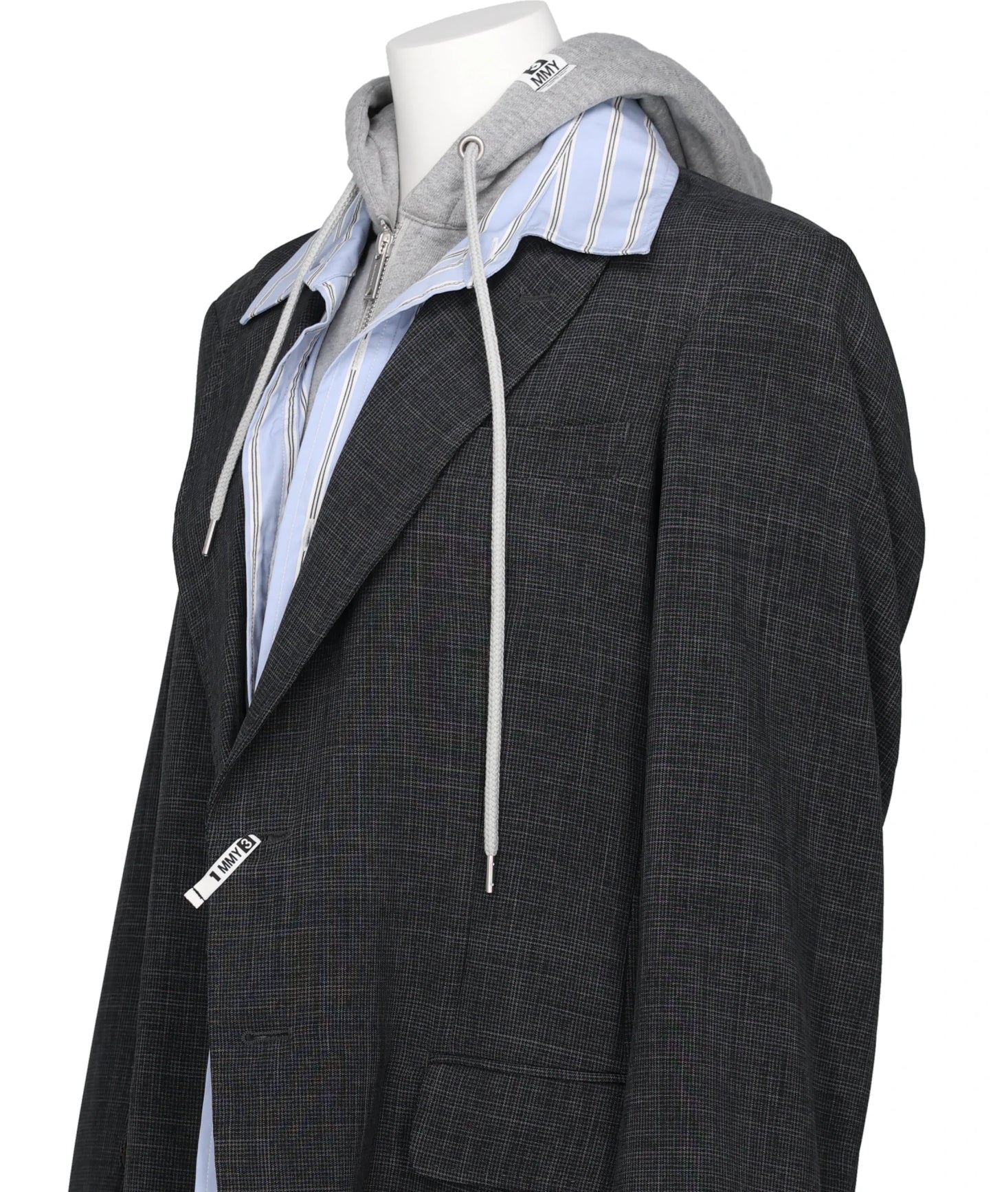 THREE LAYERED HOUNDSTOOTH JACKET