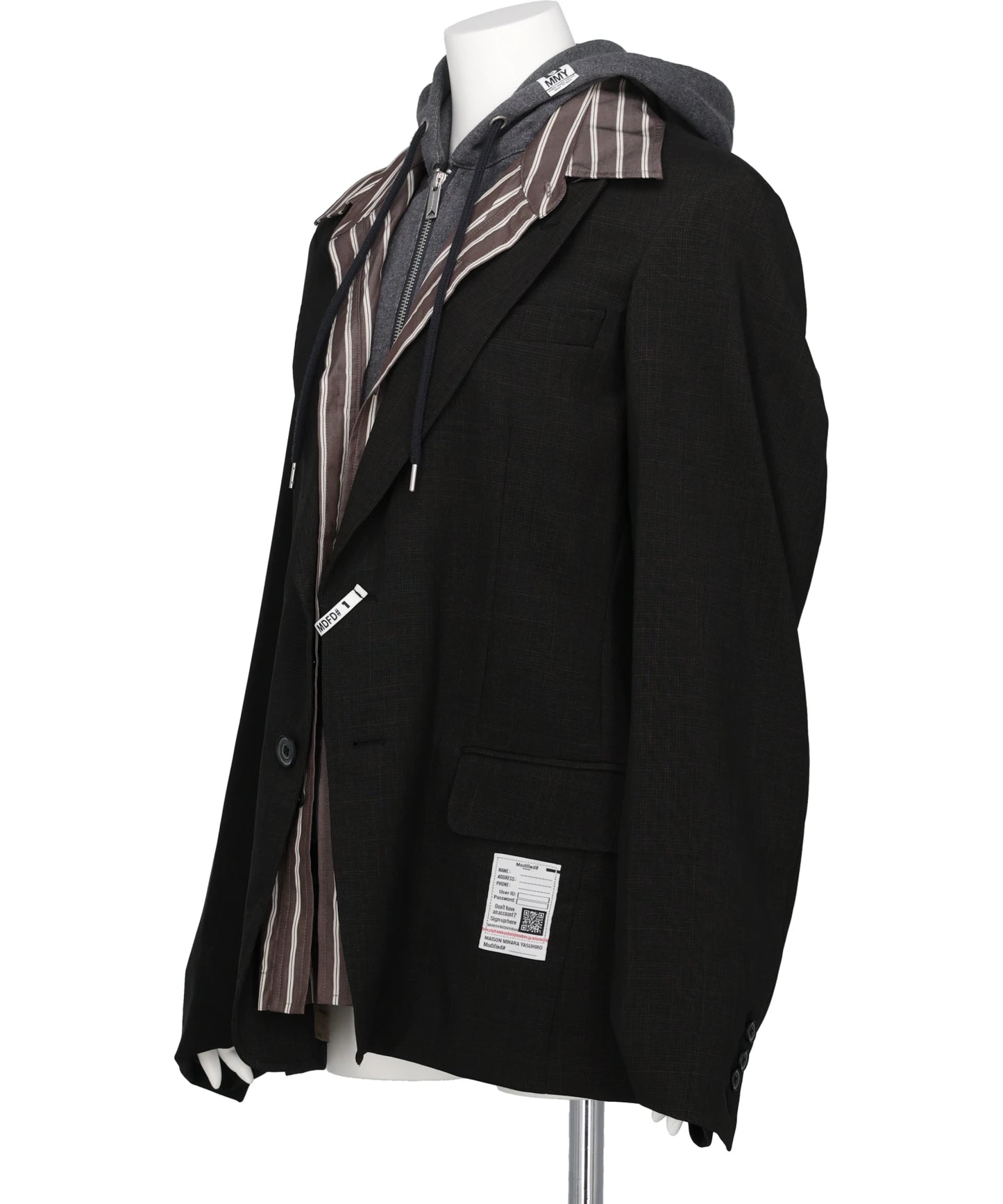 THREE LAYERED HOUNDSTOOTH JACKET