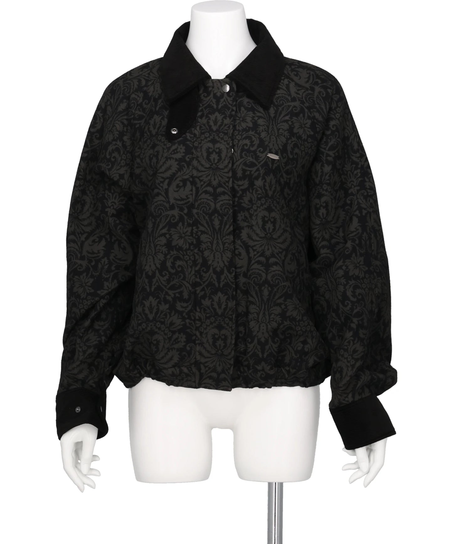 tanakadaisuke(タナカダイスケ) 2026AW ORNAMENT PRINT CORDUROY COLLAR JACKET TD-26AW-JK52
