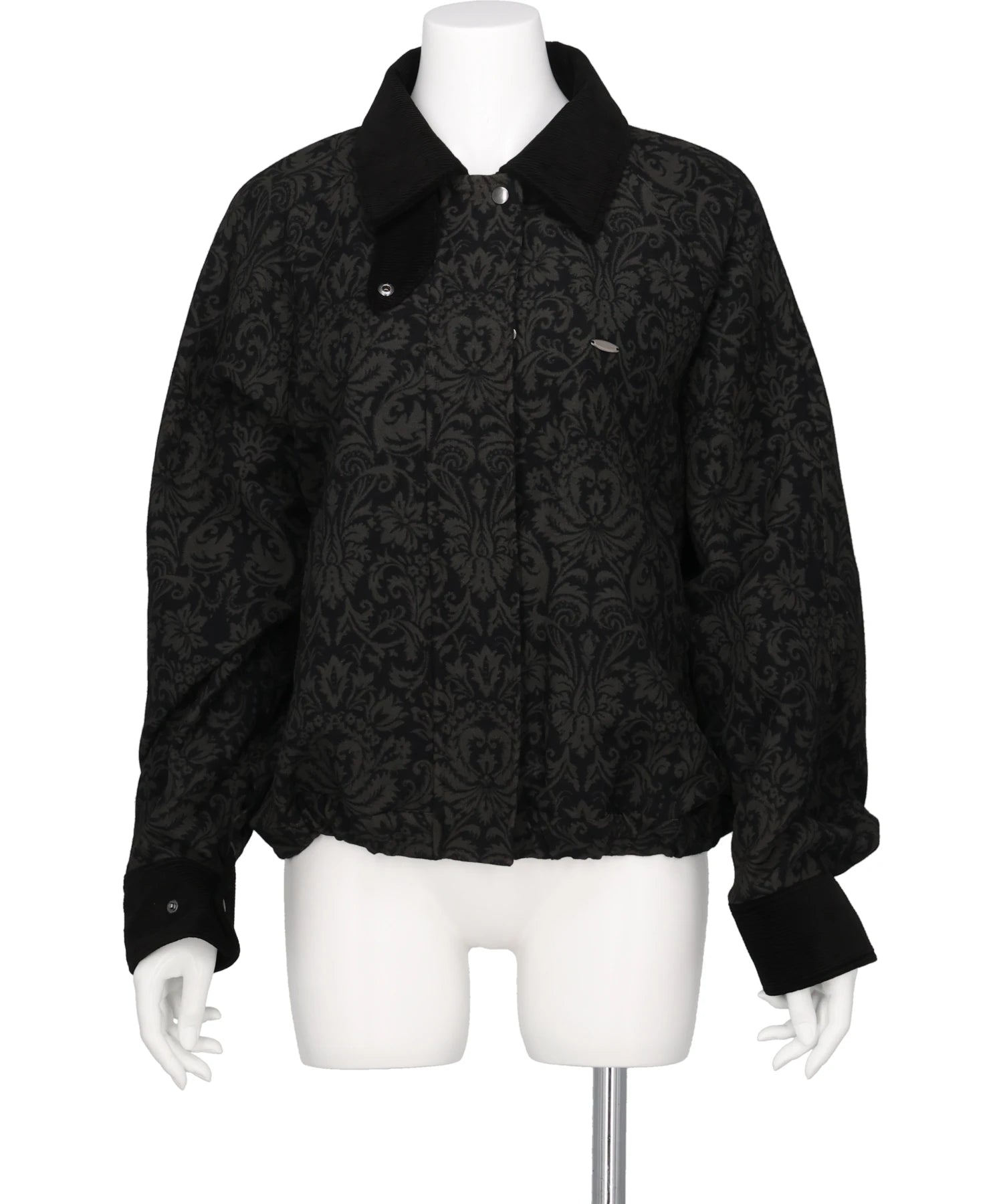 tanakadaisuke(タナカダイスケ) 2026AW ORNAMENT PRINT CORDUROY COLLAR JACKET TD-26AW-JK52