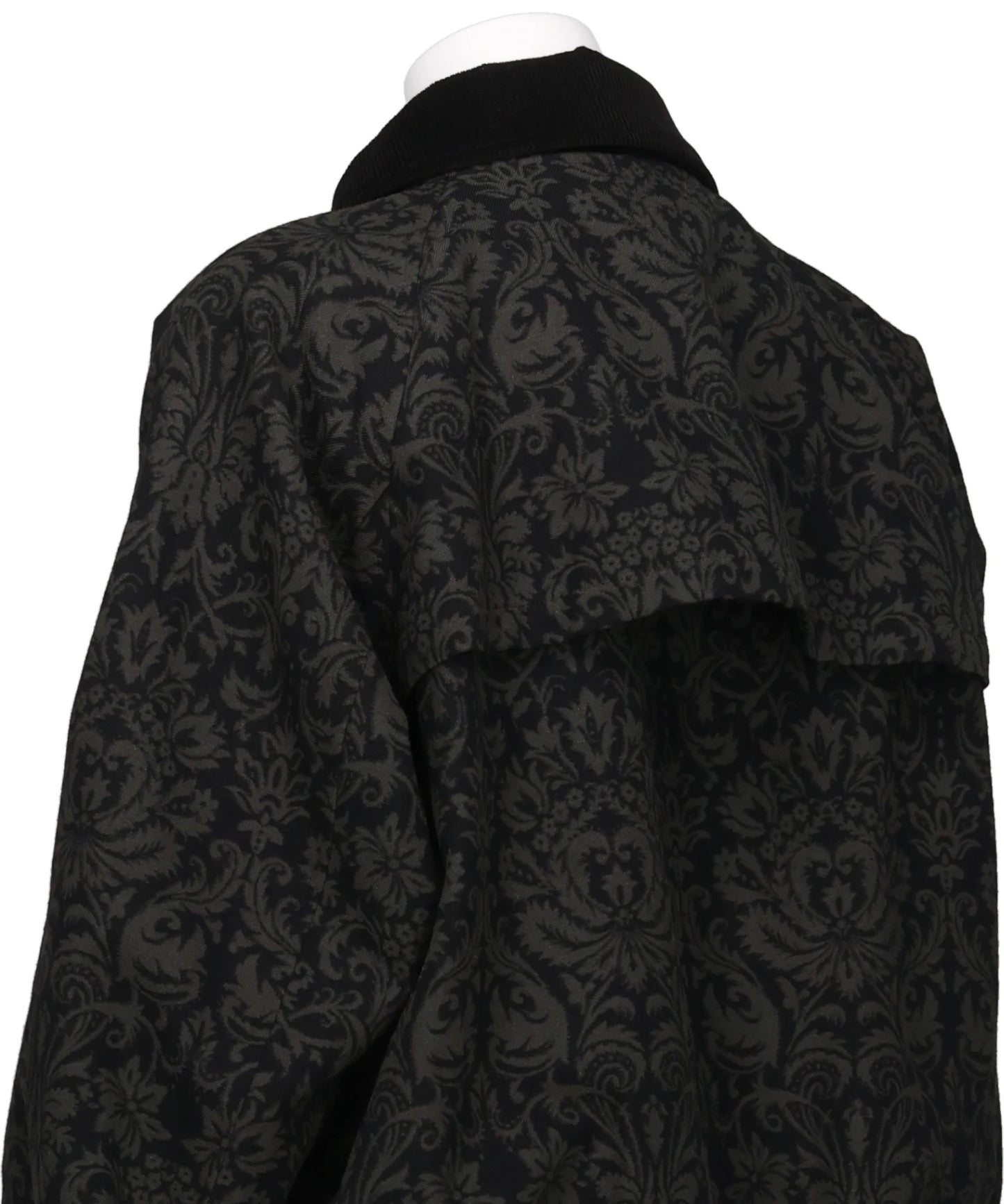 ORNAMENT PRINT CORDUROY COLLAR JACKET