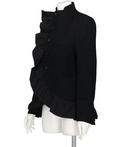 VOLANT STAND COLLAR JACKET