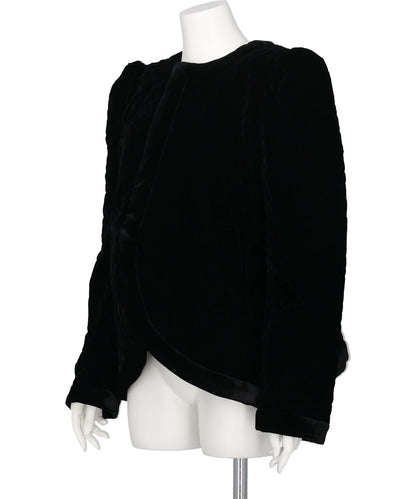 MATELASSE VELVET JACKET