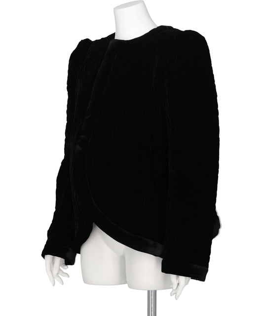 MATELASSE VELVET JACKET