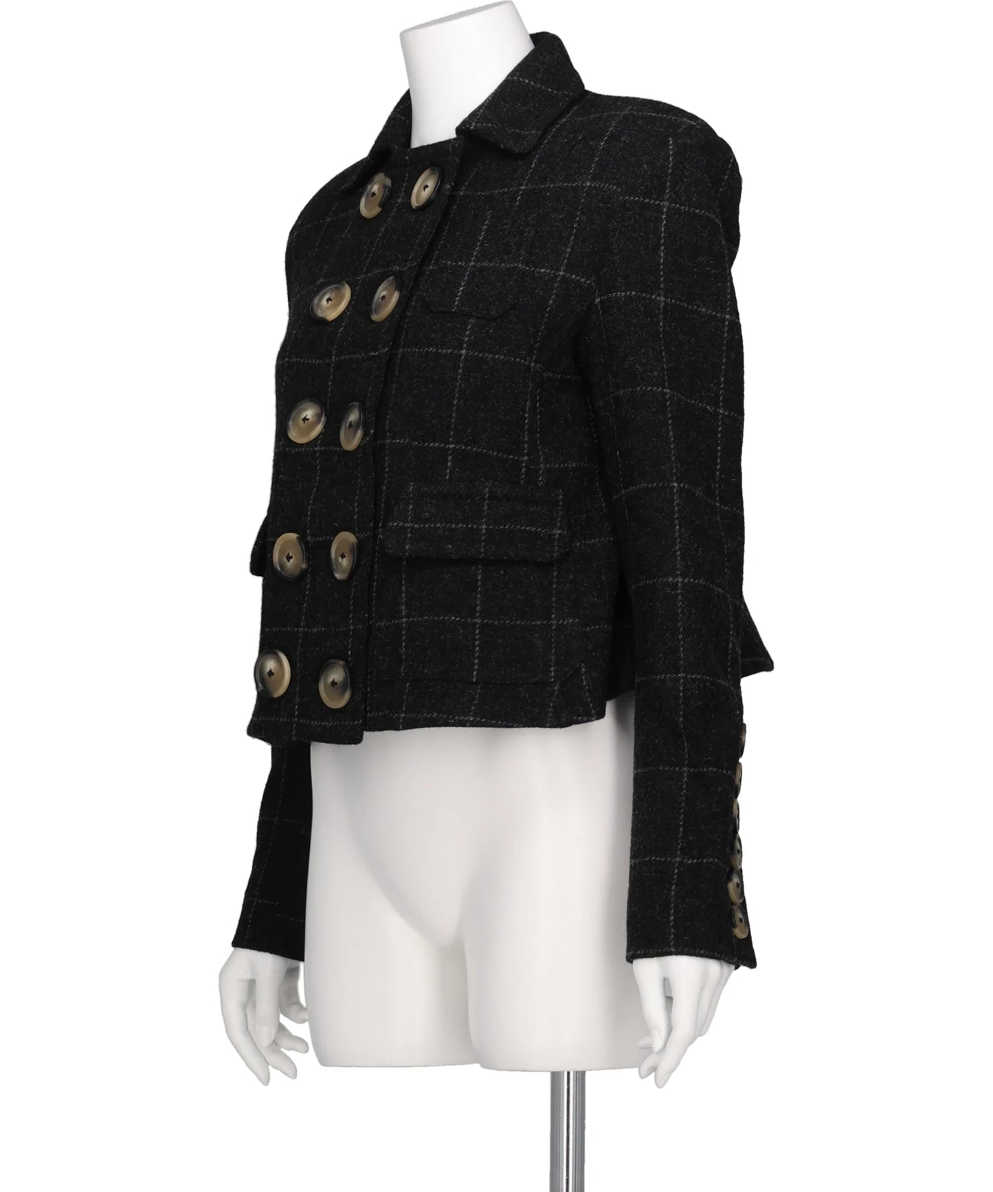 MELTON SHRUNKEN BLAZER WOVEN