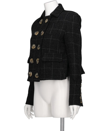 MELTON SHRUNKEN BLAZER WOVEN