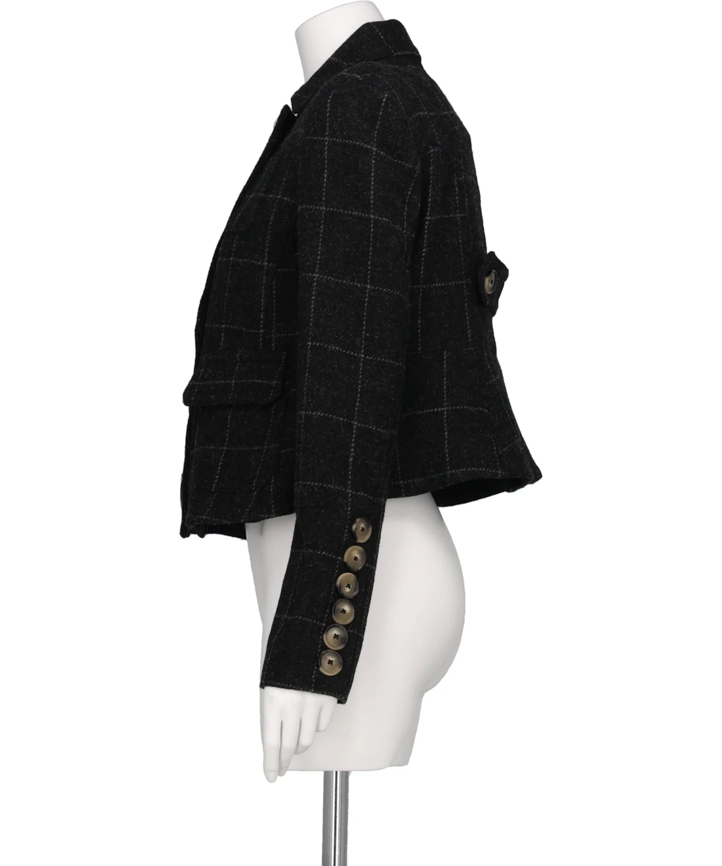 MELTON SHRUNKEN BLAZER WOVEN